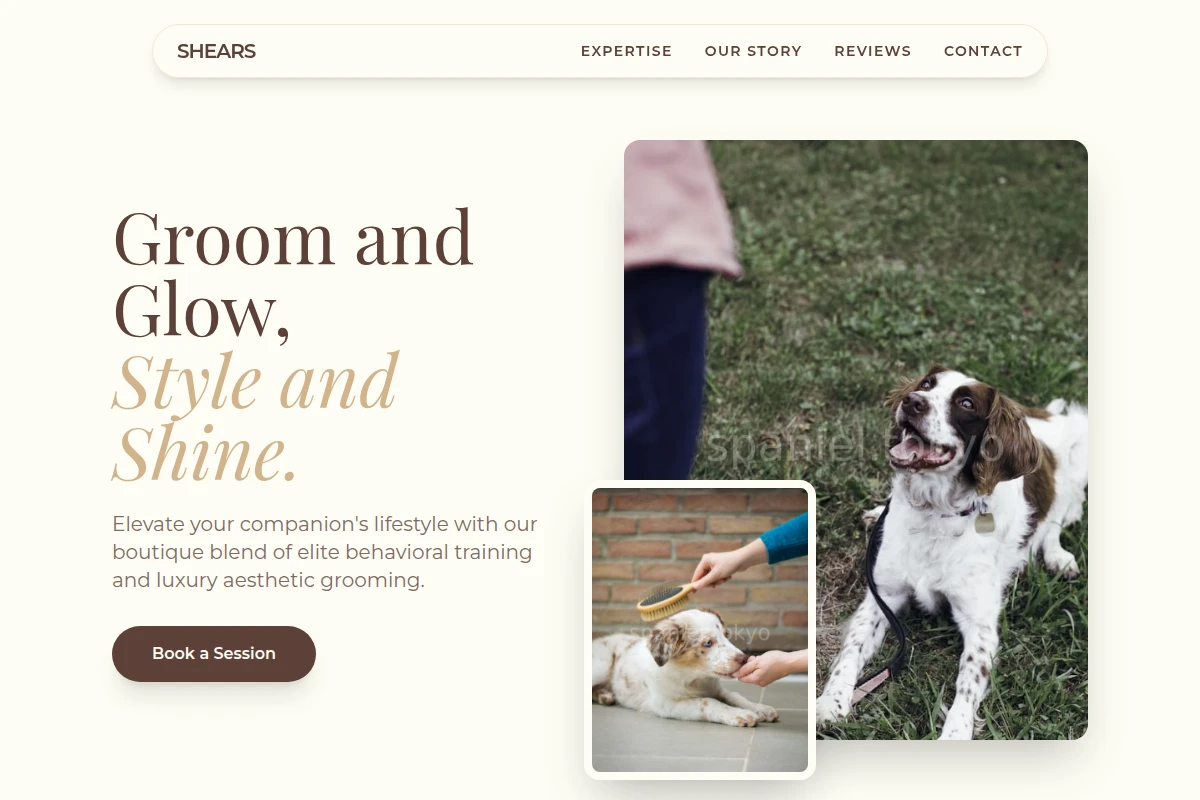 Shears Dog Training