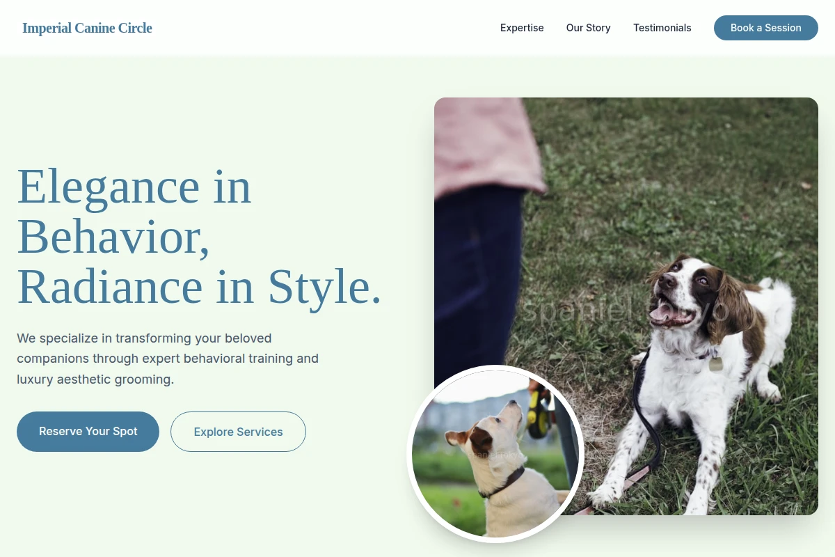 Groom Dog Training