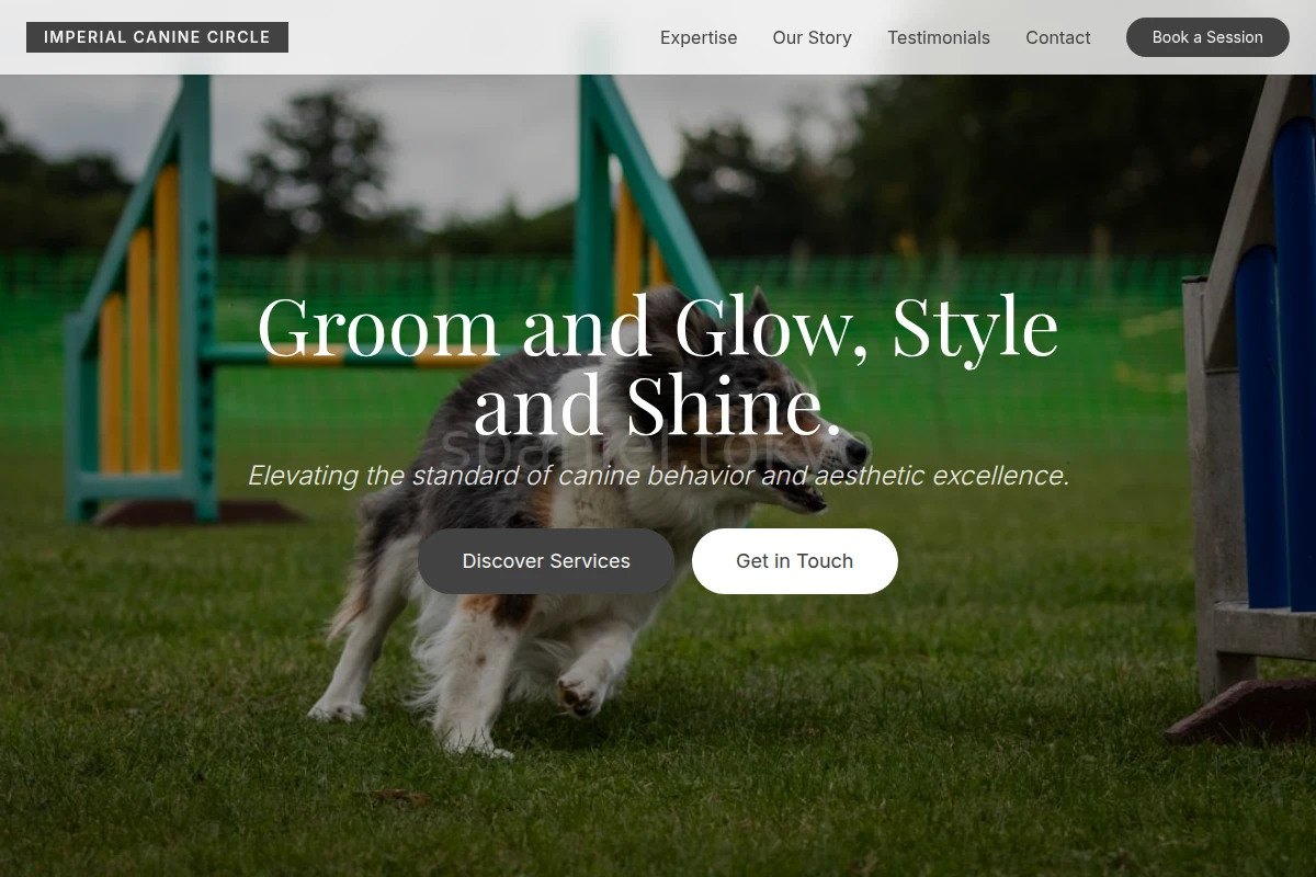 Pompadour Dog Training