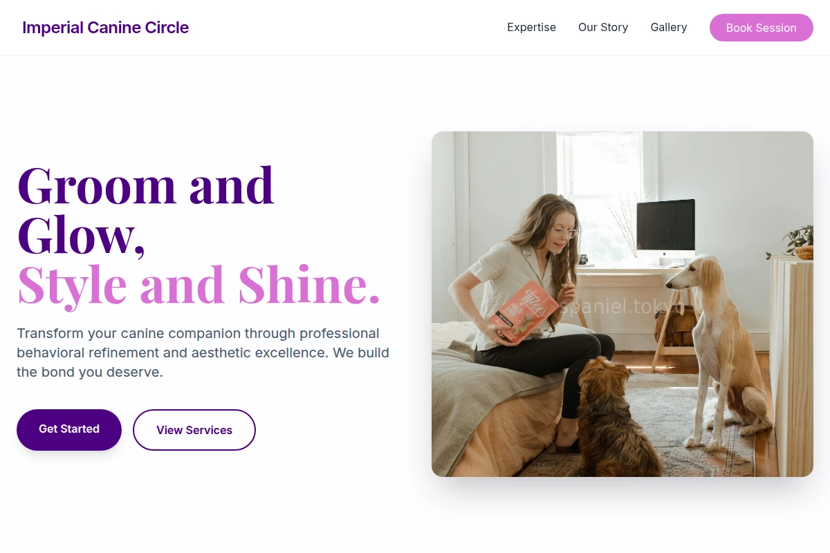 Pastel Dog Training