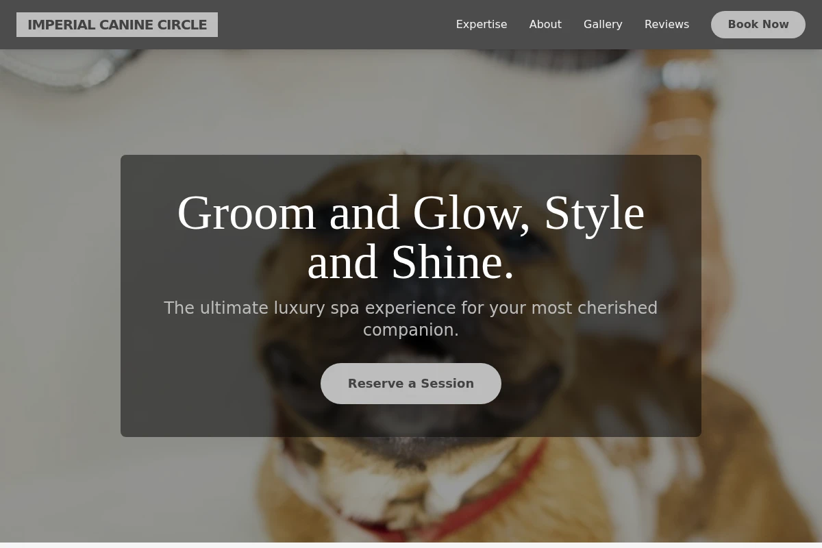 Canine Pet Grooming