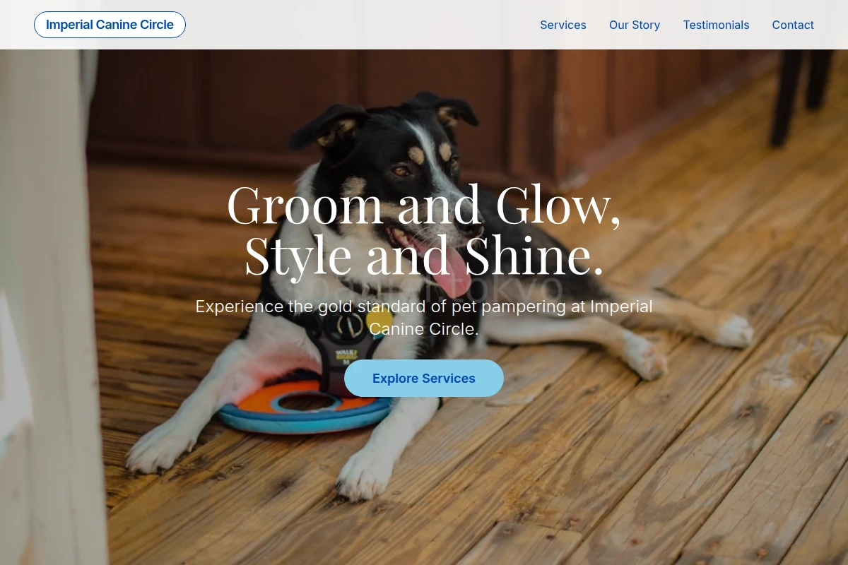 Minimalism Pet Services