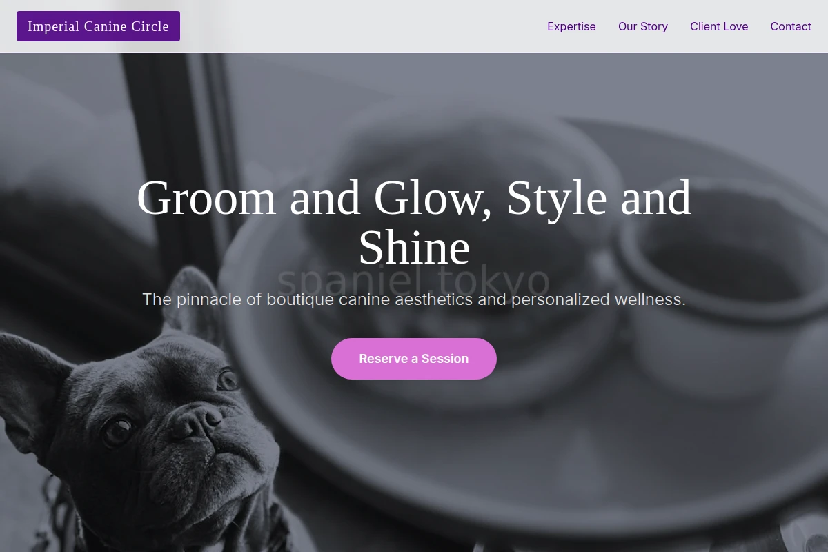 Minimalism Pet Services